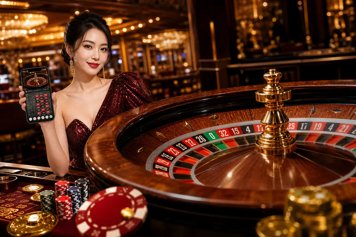 bonas88 Casino suasana meja kasino langsung